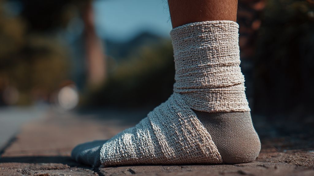 Impact de la qualité des bandages sur la récupération des entorses de cheville